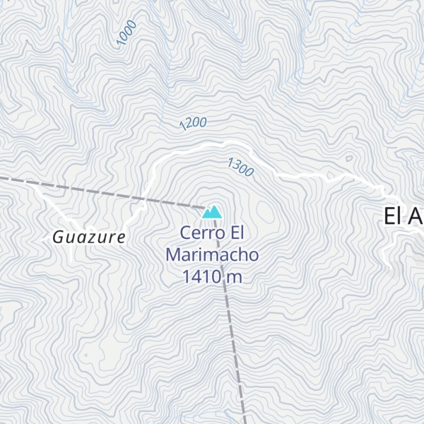 Map of Cerro El Marimacho