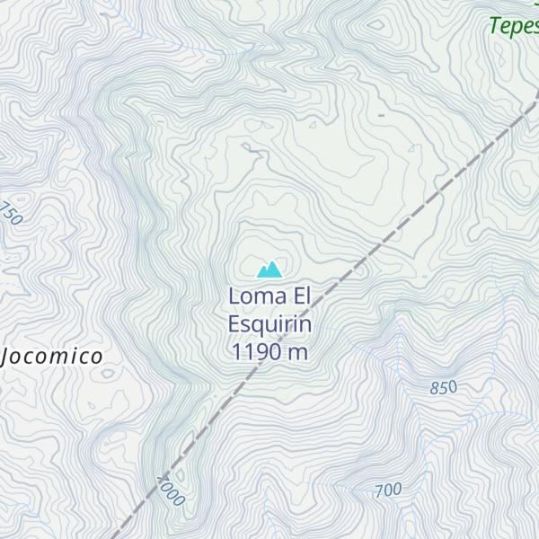 Map of Loma El Esquirin