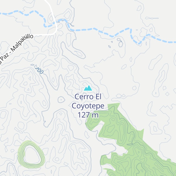 Map of Cerro El Coyotepe