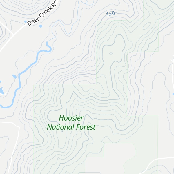 Map of Goosetown Ridge