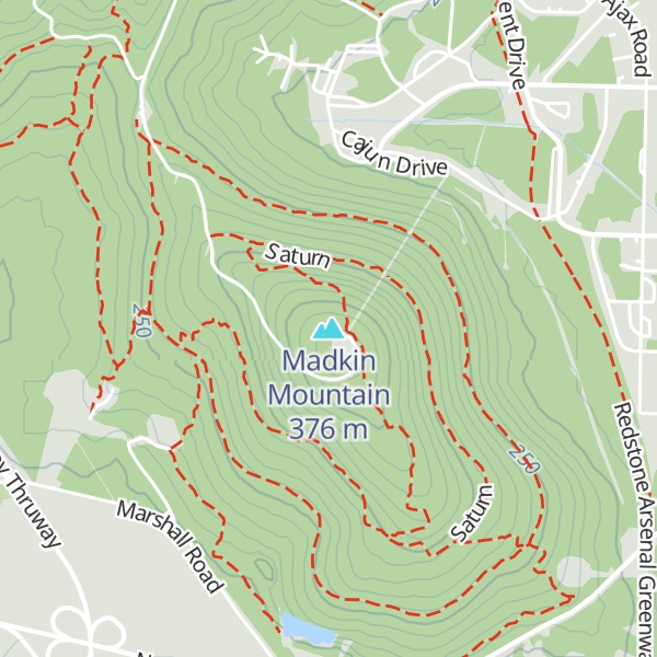 Map of Madkin Mountain