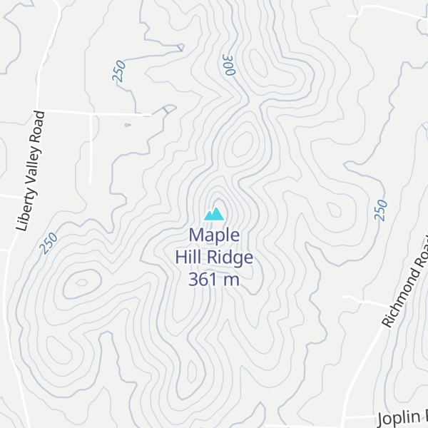 Map of Maple Hill Ridge