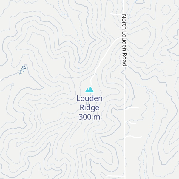 Map of Louden Ridge