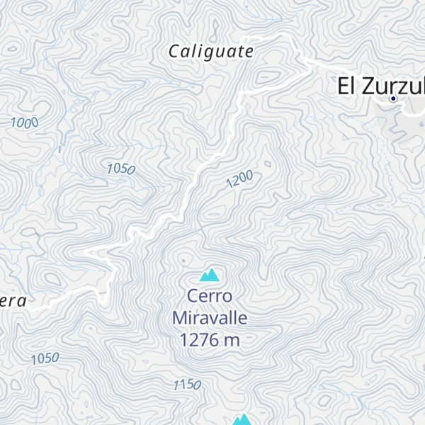 Map of Cerro Azul