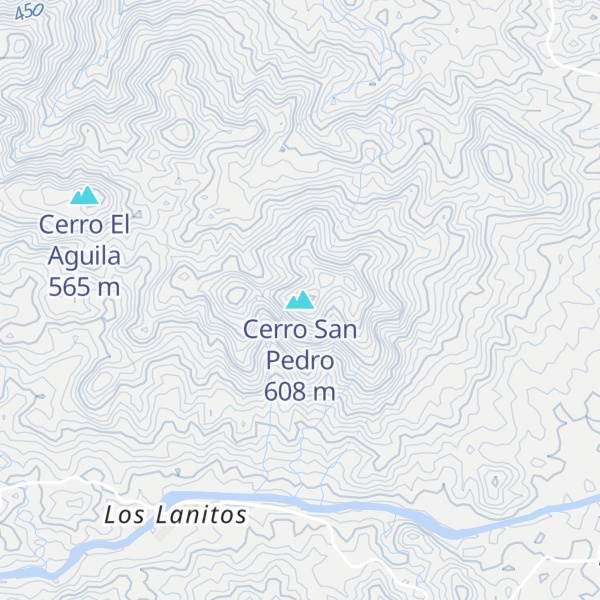 Map of Cerro San Pedro