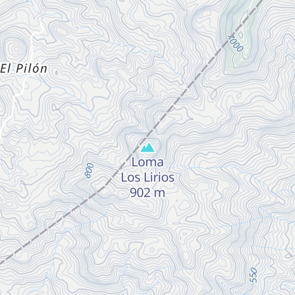 Map of Loma Los Lirios