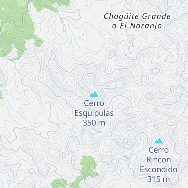 Map of Cerro Esquipulas