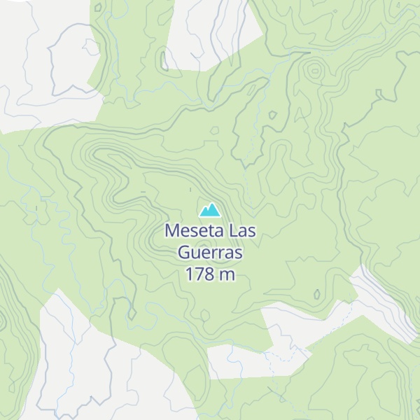 Map of Meseta Las Guerras