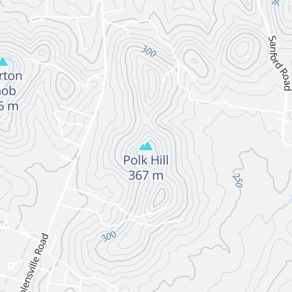 Map of Polk Hill