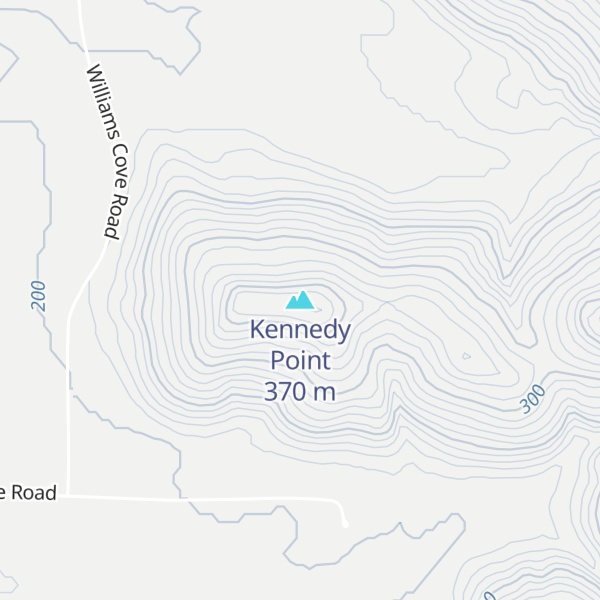 Map of Kennedy Point