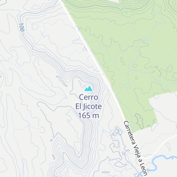 Map of Cerro El Jicote
