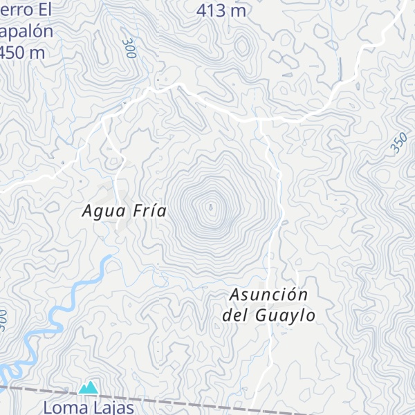 Map of Cerro El Guaylo