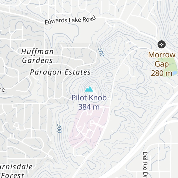 Map of Pilot Knob