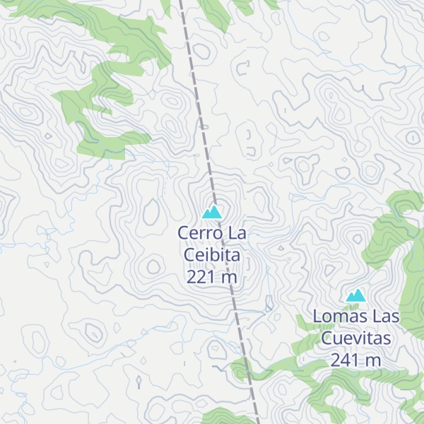 Map of Cerro La Ceibita