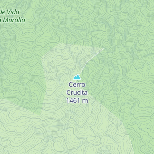Map of Cerro Crucita