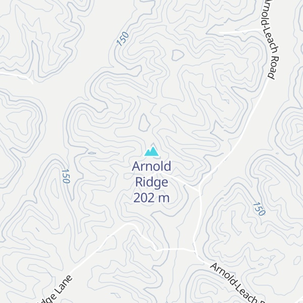 Map of Arnold Ridge