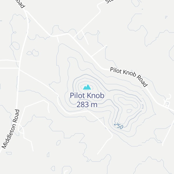 Map of Pilot Knob