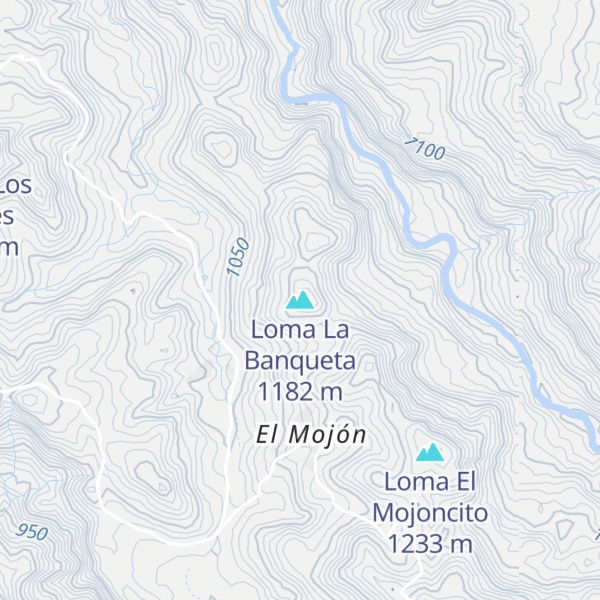 Map of Loma La Banqueta