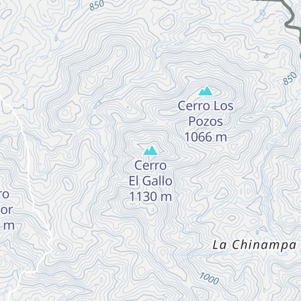Map of Cerro El Gallo