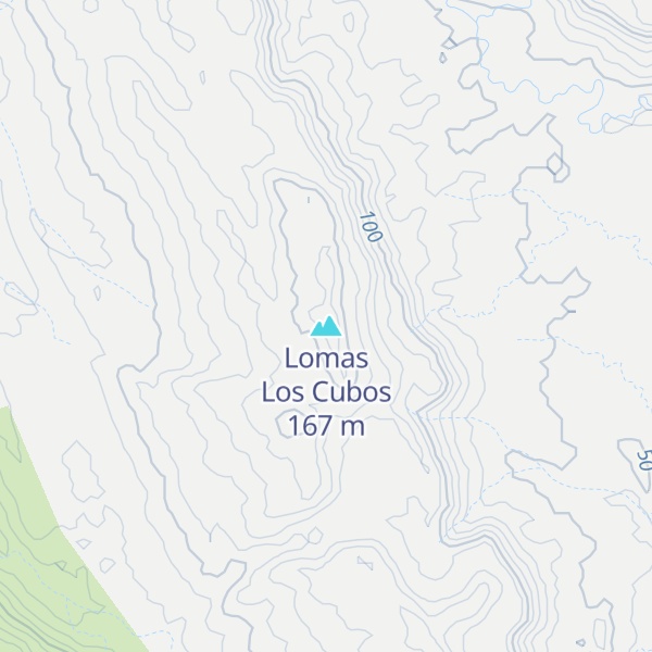Map of Lomas Los Cubos