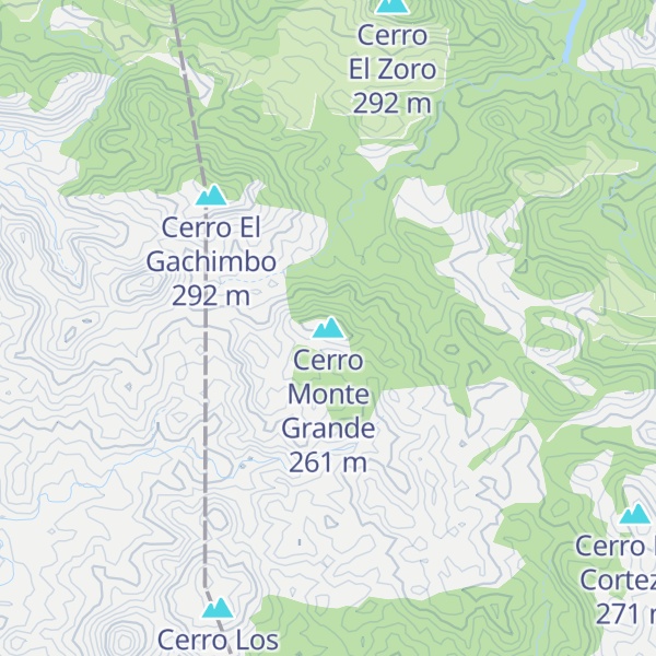 Map of Cerro Monte Grande