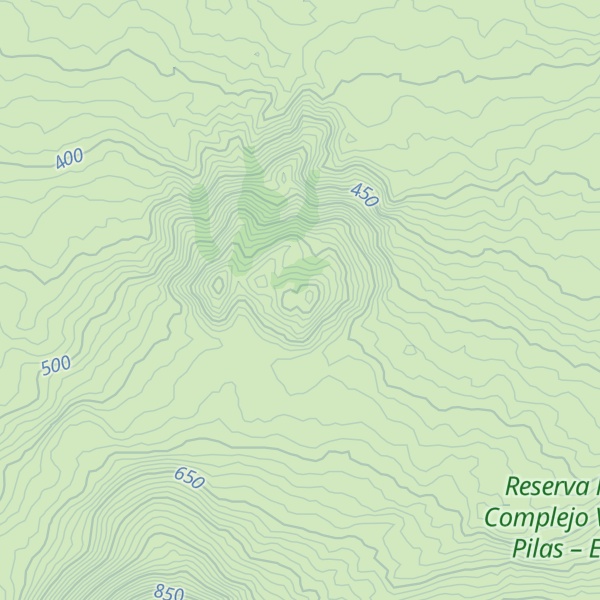 Map of Cerro Cabeza de Vaca