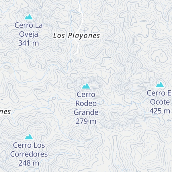 Map of Cerro Rodeo Grande