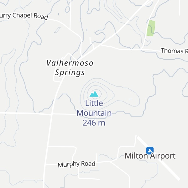 Map of Little Mountain