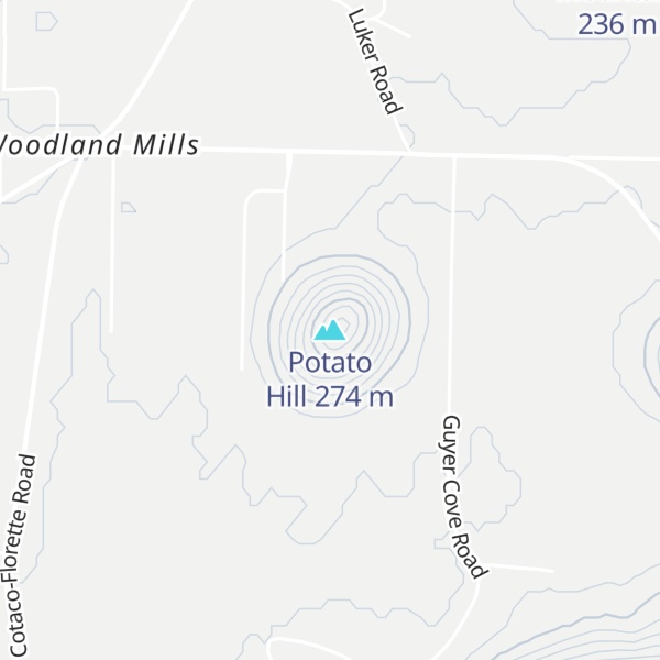 Map of Potato Hill