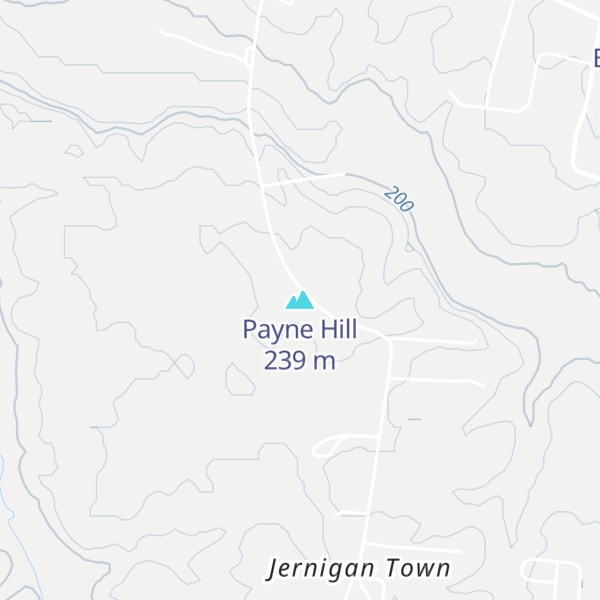 Map of Payne Hill