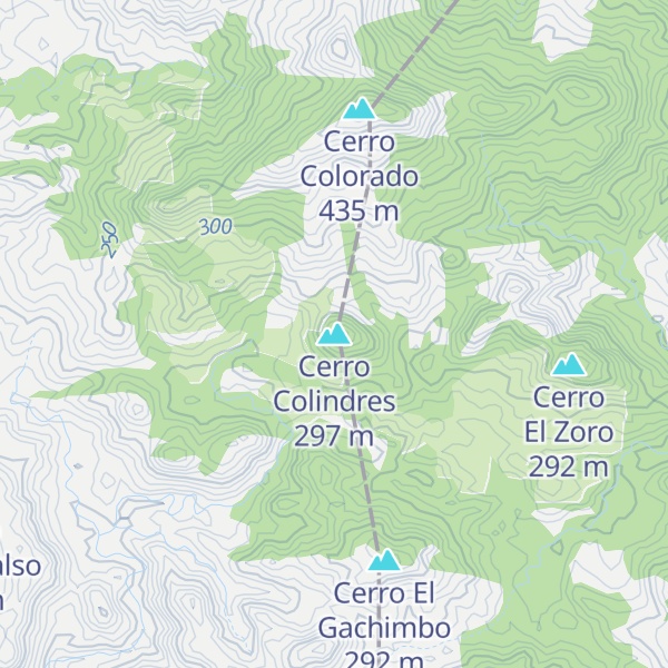 Map of Cerro Colindres