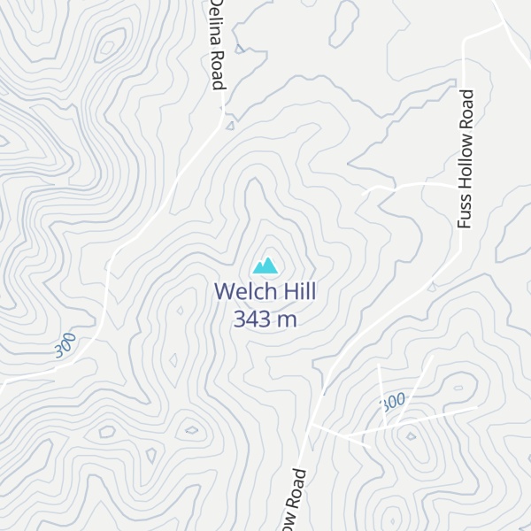 Map of Welch Hill