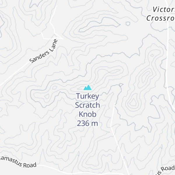 Map of Turkey Scratch Knob