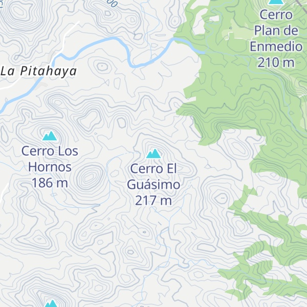 Map of Cerro El Guásimo