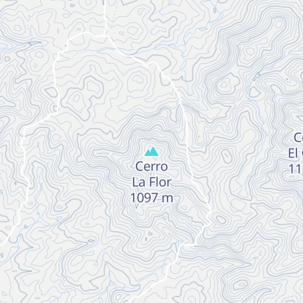 Map of Cerro La Flor