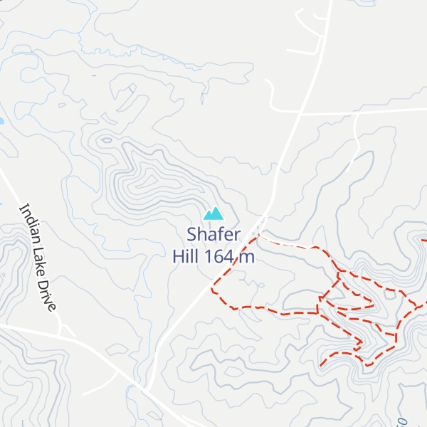 Map of Shafer Hill