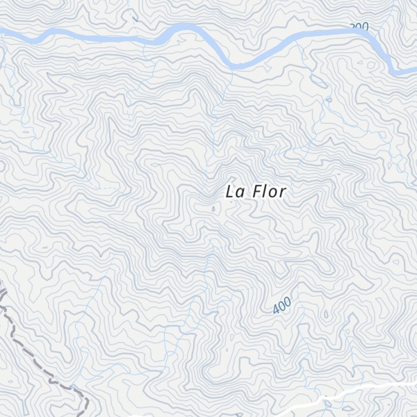 Map of Loma La Flor