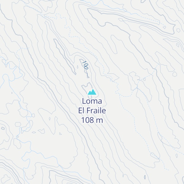 Map of Loma El Fraile
