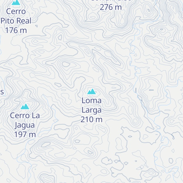 Map of Loma Larga