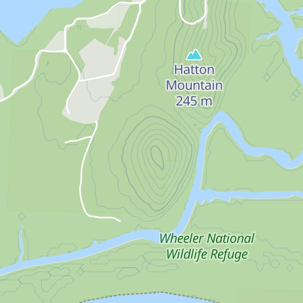 Map of Bradford Mountain