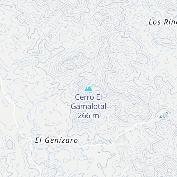 Map of Cerro El Gamalotal