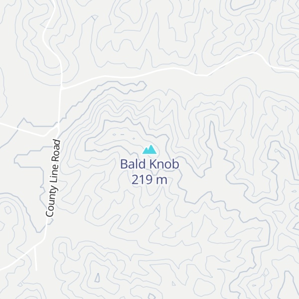 Map of Bald Knob