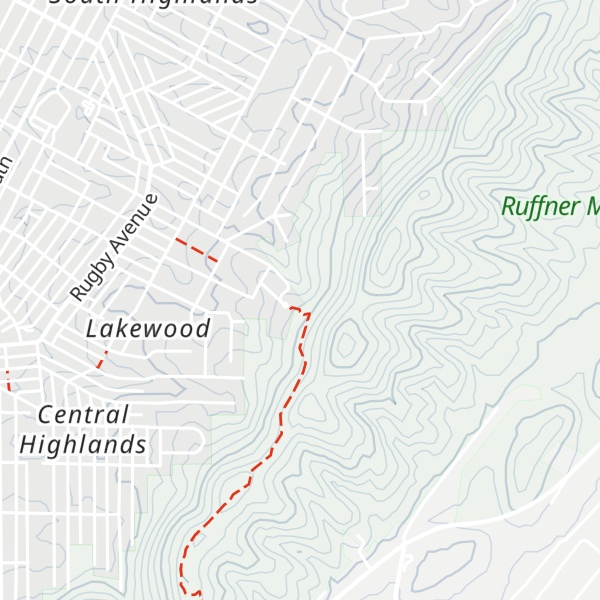 Map of Ruffner Mountain Nature Center