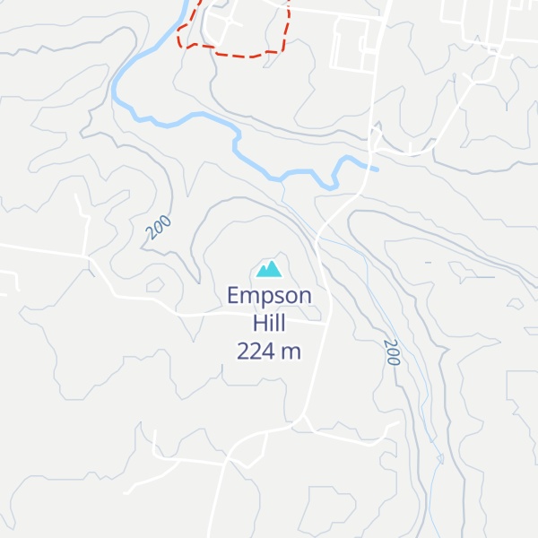 Map of Empson Hill