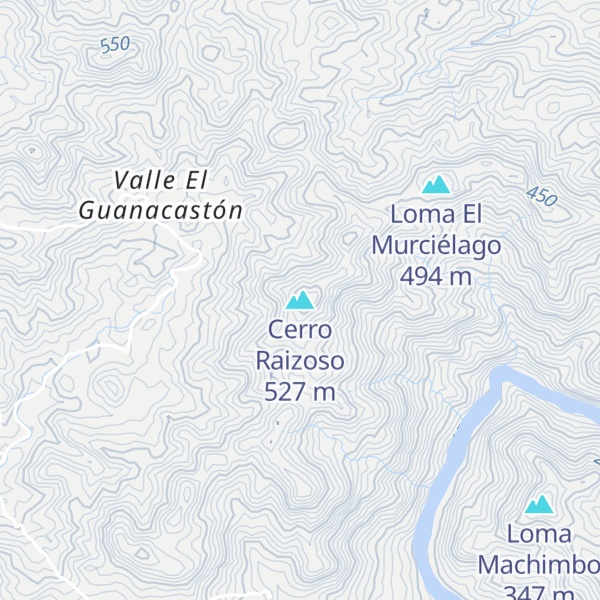 Map of Cerro Raizoso