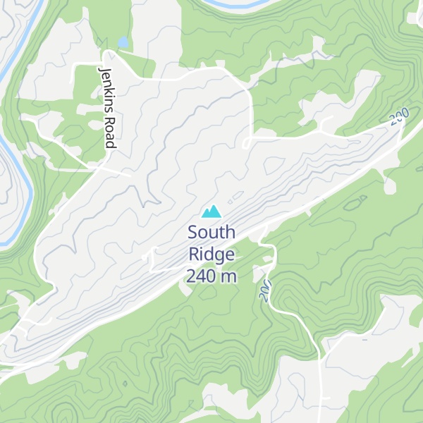 Map of South Ridge