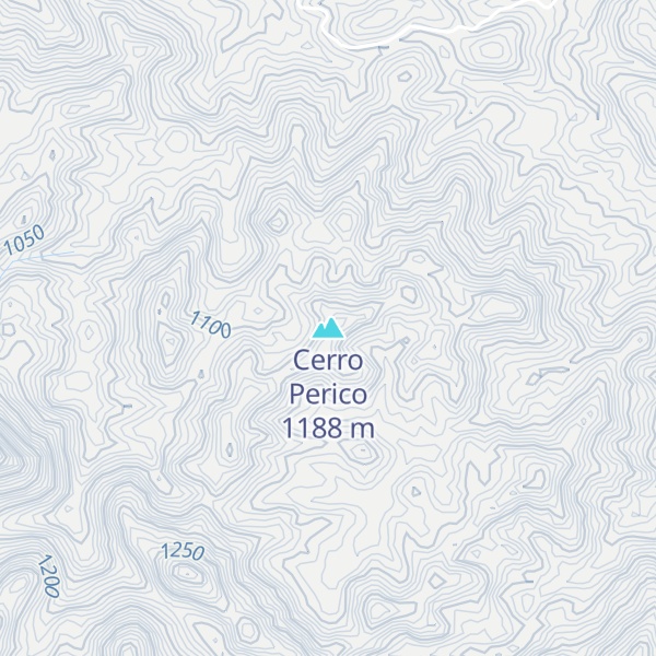 Map of Cerro Perico
