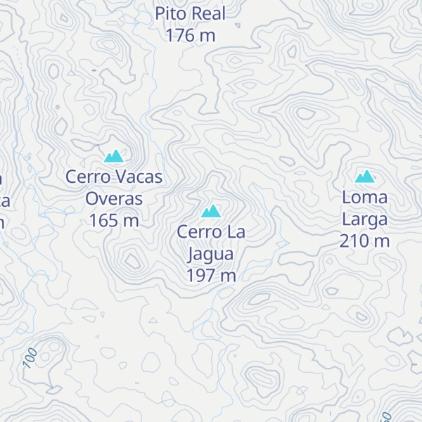 Map of Cerro La Jagua