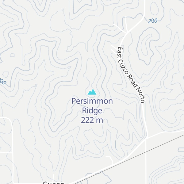 Map of Persimmon Ridge