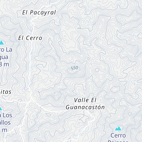 Map of Cerro San Cristóbal